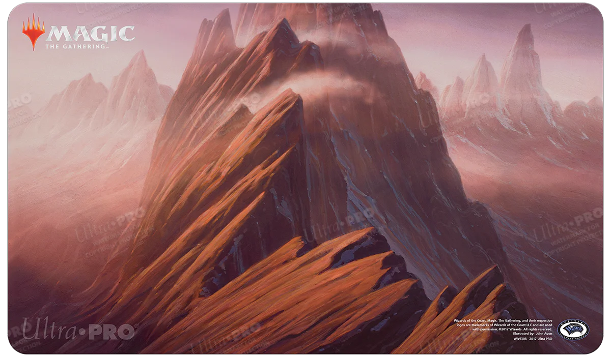 Unstable Mountain Small Gaming Playmat for Magic: The Gathering