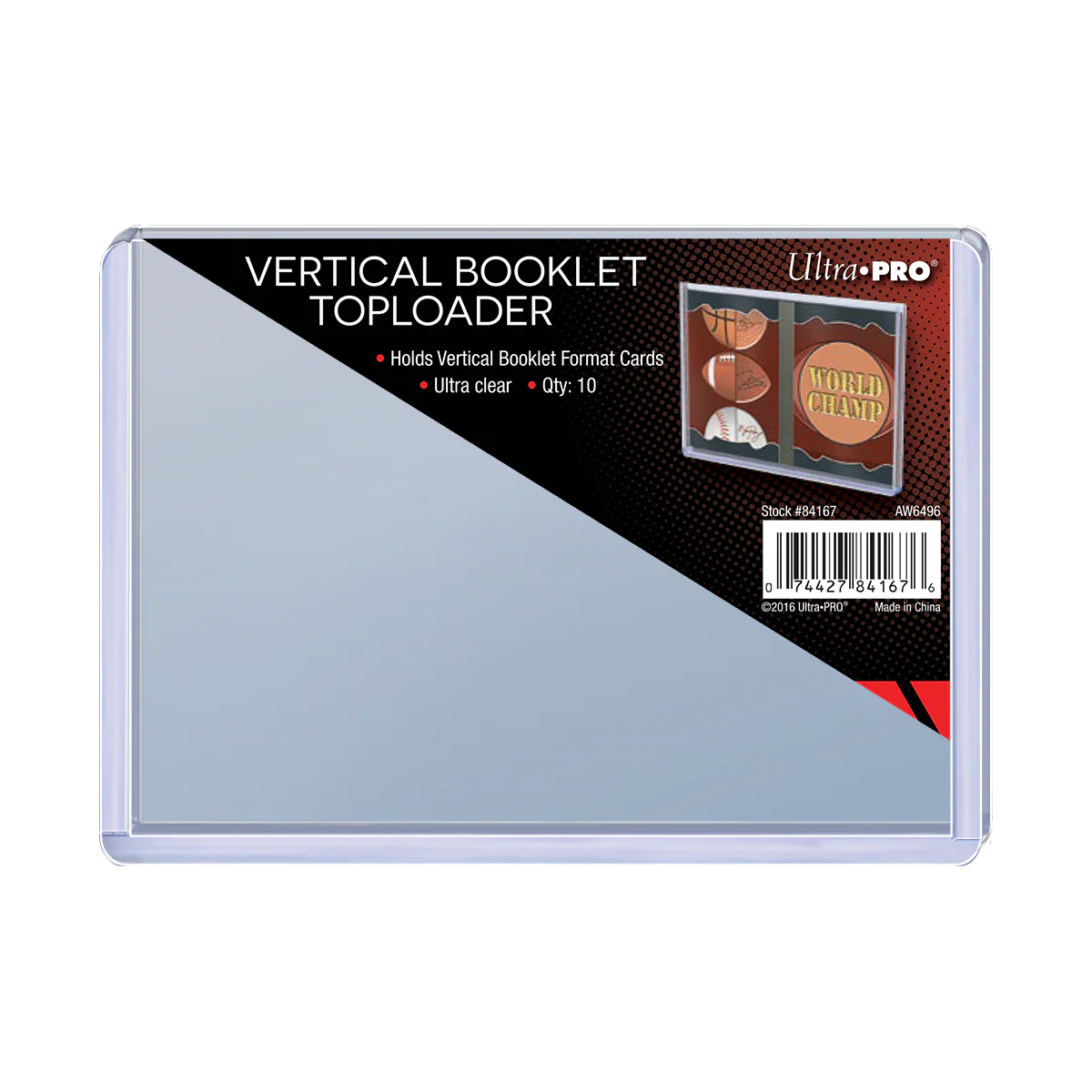 Vertical Booklet Card TOPLOADER® Sleeves (10ct)
