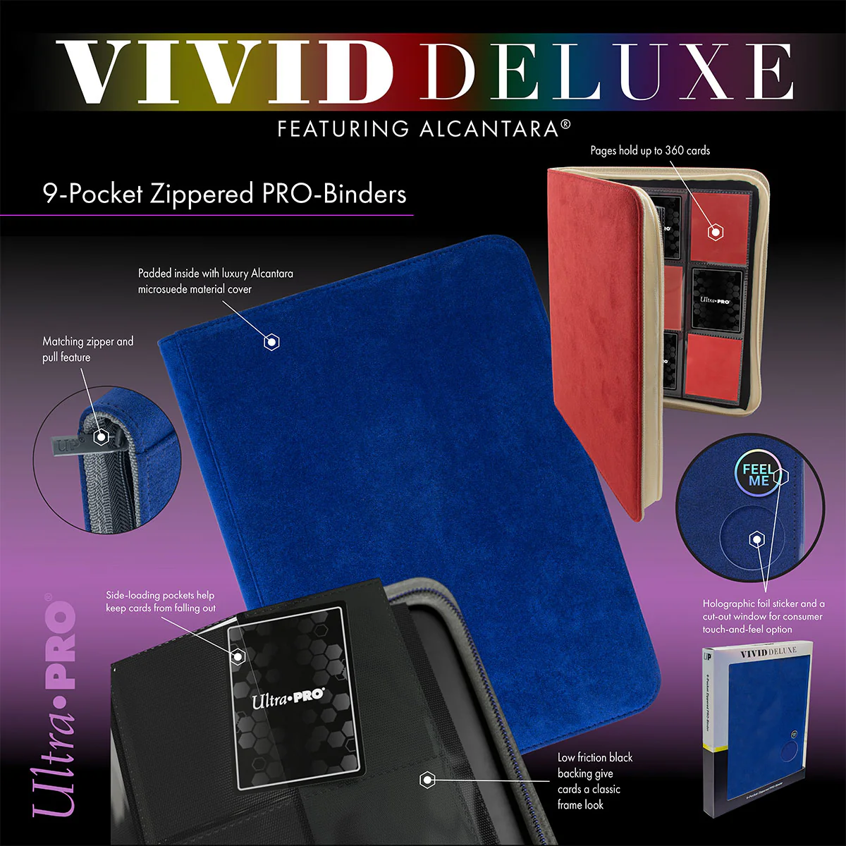 Vivid Deluxe 9-Pocket Zippered PRO-BINDER® - Image 6