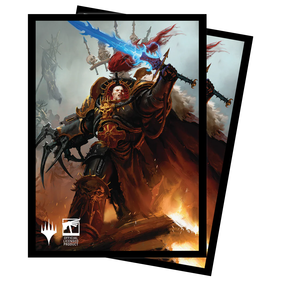 Warhammer 40K Commander Abaddon the Despoiler Standard DECK PROTECTOR® Sleeves (100ct) for Magic: The Gathering