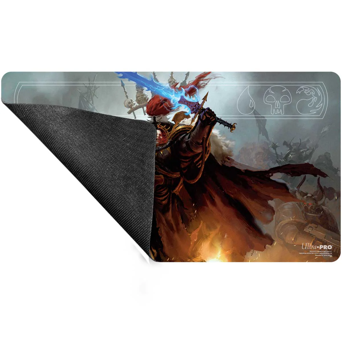 Warhammer 40K Commander Abaddon the Despoiler Standard Gaming Playmat for Magic: The Gathering - Image 3