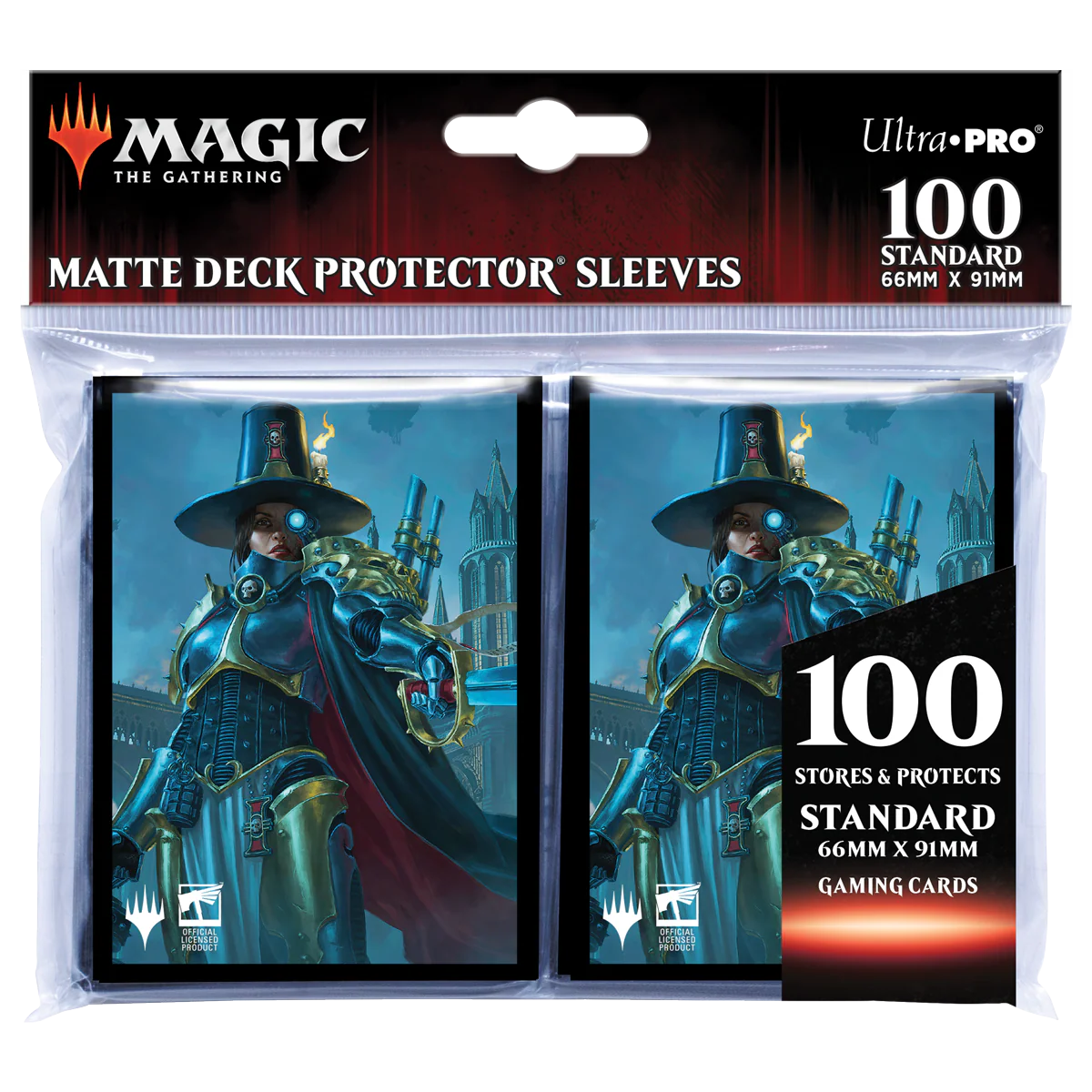 Warhammer 40K Commander Inquisitor Greyfax Standard DECK PROTECTOR® Sleeves (100ct) for Magic: The Gathering - Image 2