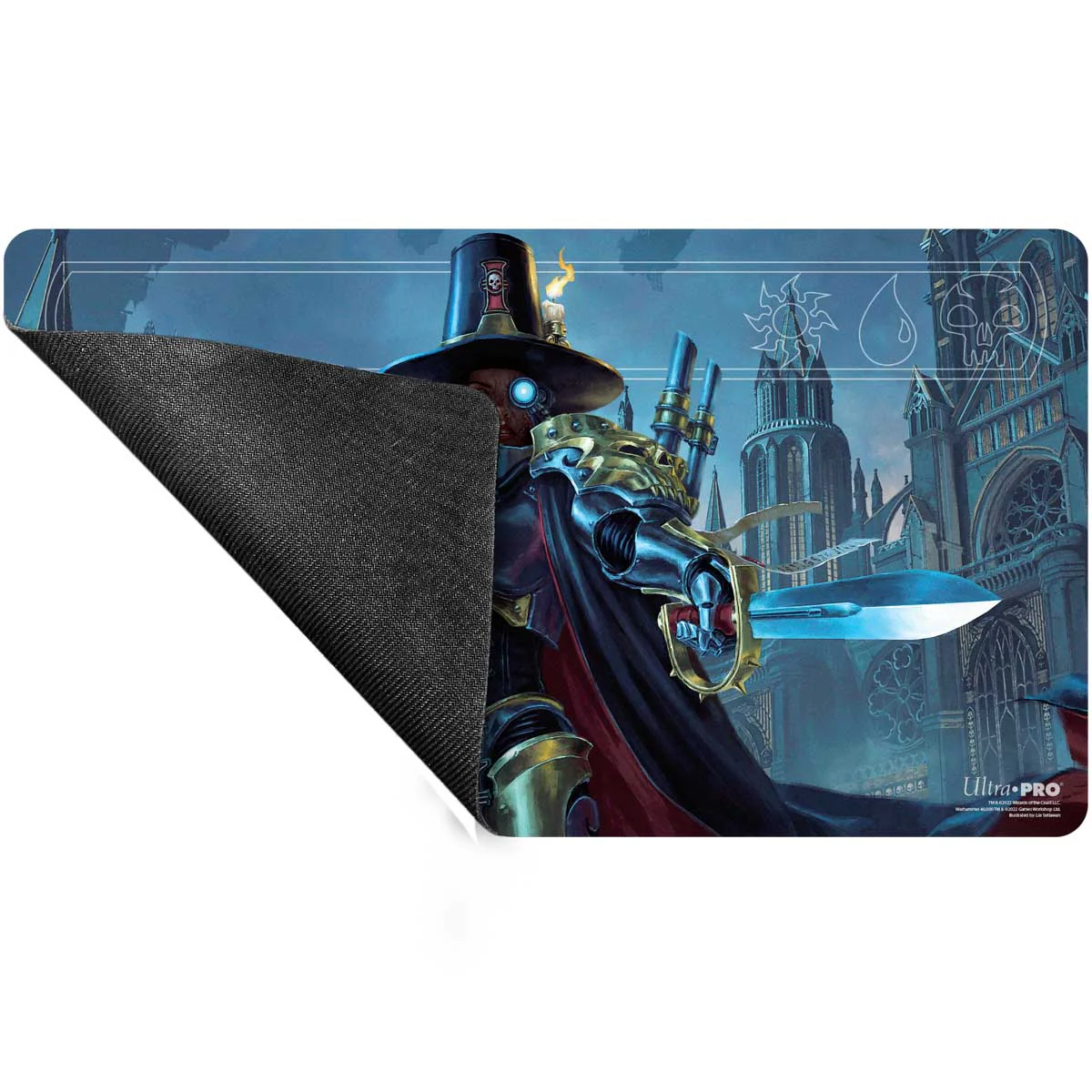 Warhammer 40K Commander Inquisitor Greyfax Standard Gaming Playmat for Magic: The Gathering - Image 3