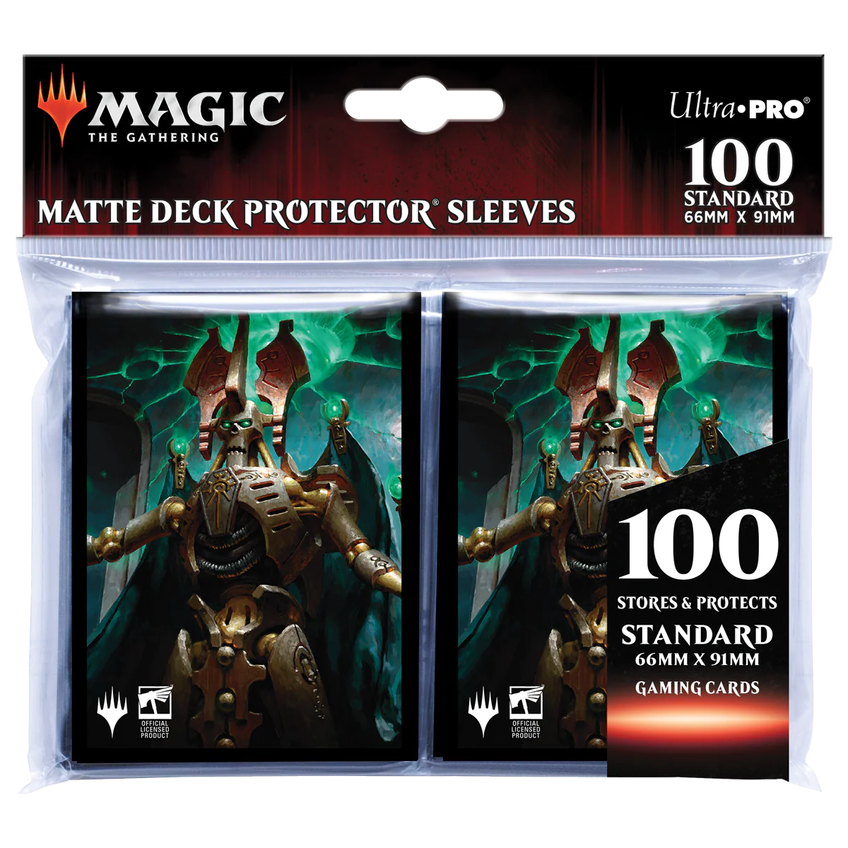 Warhammer 40K Commander Szarekh, the Silent King Standard DECK PROTECTOR® Sleeves (100ct) for Magic: The Gathering - Image 4