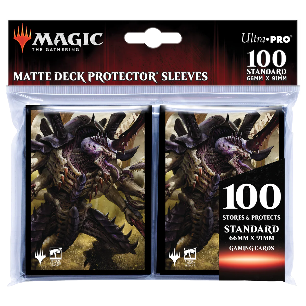 Warhammer 40K Commander The Swarmlord Standard DECK PROTECTOR® Sleeves (100ct) for Magic: The Gathering - Image 2