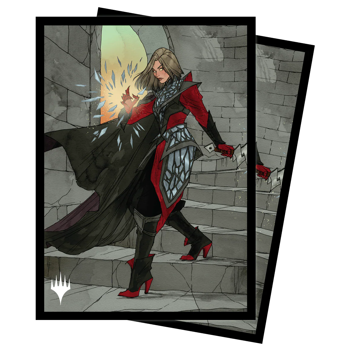 Wilds of Eldraine Rowan, Scion of War (Borderless) Standard DECK PROTECTOR® Sleeves (100ct) for Magic: The Gathering