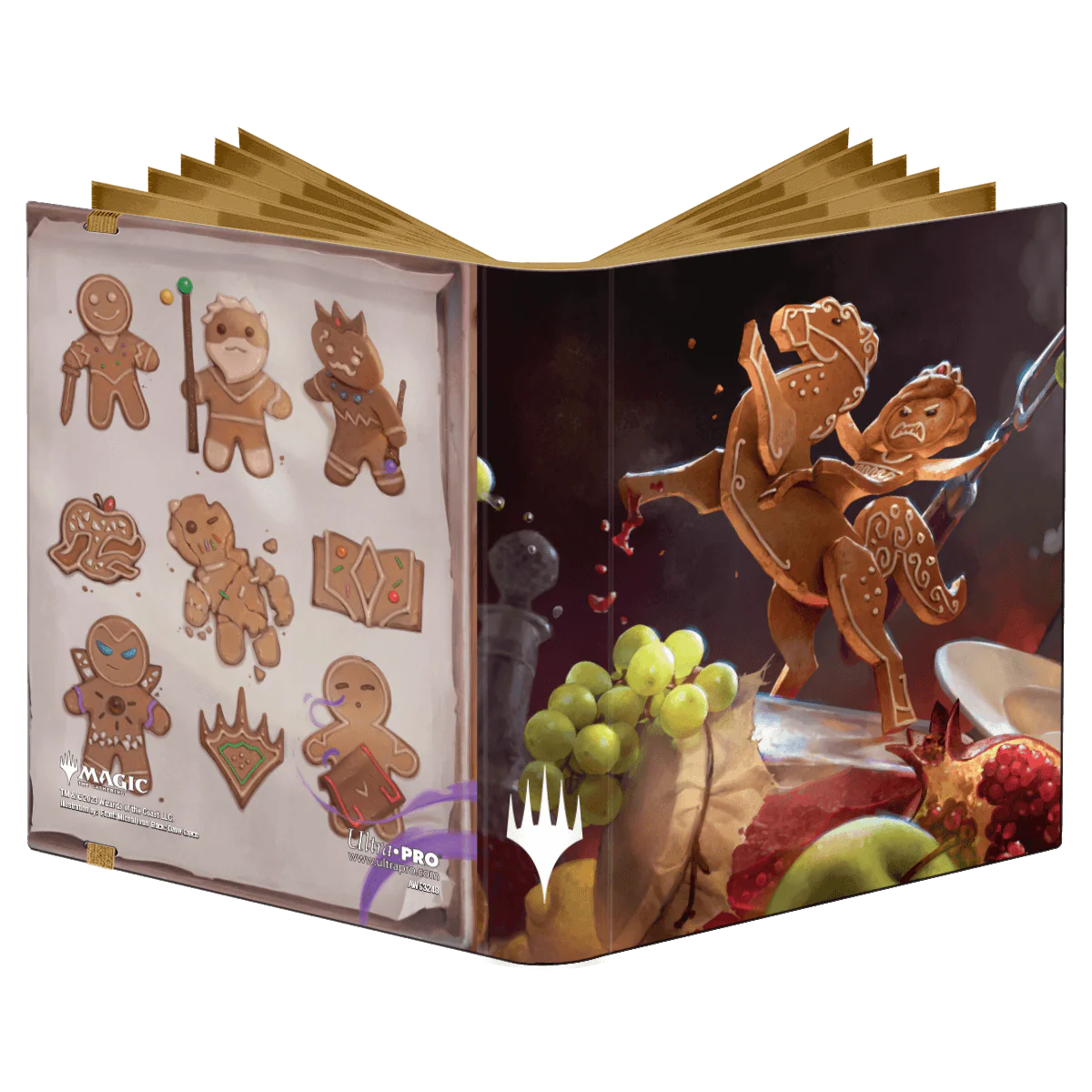 Wilds of Eldraine Syr Ginger, the Meal Ender Cookie Tray 4-Pocket PRO-BINDER® for Magic: The Gathering