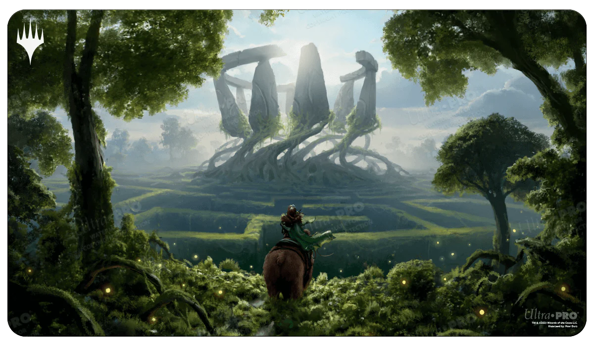 Wilds of Eldraine Virtue of Strength Standard Gaming Playmat for Magic: The Gathering